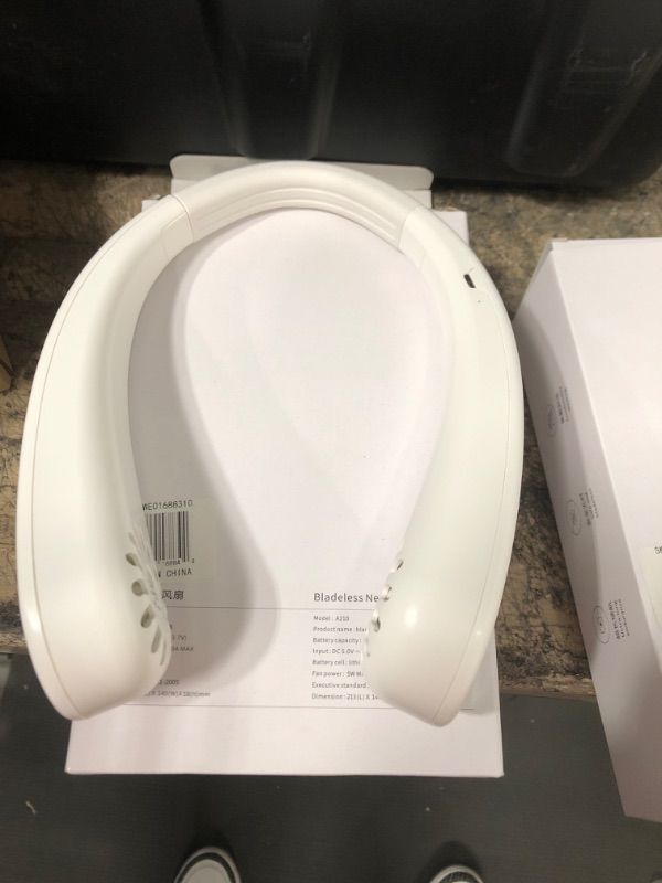 Photo 1 of bladless neck cooler white