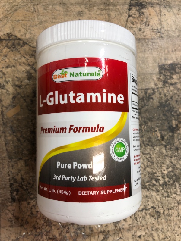 Photo 2 of Best Naturals L-Glutamine Powder - 1 Pound - 100% Pure and Free Form - Glutamine Recovery Powder - Clinically Proven Recovery Aid for Men and Women (817716014555) 1 Pound (Pack of 1)