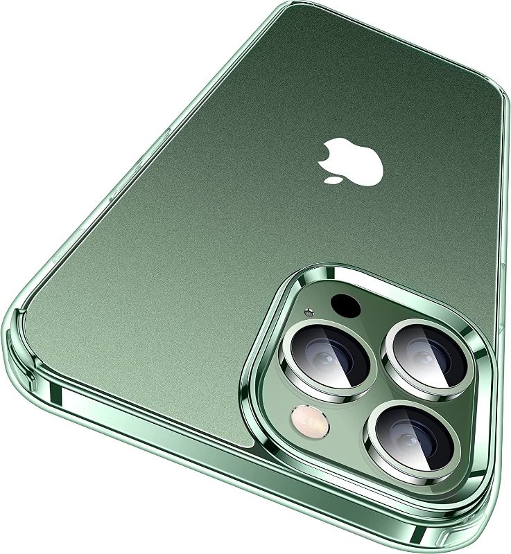 Photo 1 of CASEKOO Next Clear for iPhone 13 Pro Case, [Non-Yellowing][Anti-Fingerprint] 10FT Military Grade Shockproof Protective Upgraded Phone Case Non-Slip Cover Slim Fit 6.1 inch 2021 - (Clear Green) 