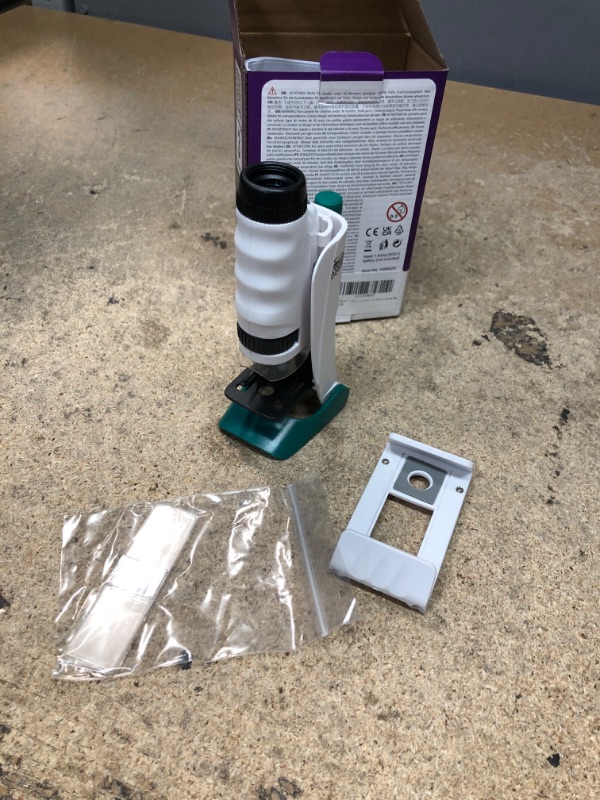 Photo 1 of SCIENCE CAN Microscope for Kids, 3 in 1 Kids Microscope STEM Science Kits with Blank Slides, 60x-120x Mini Pocket Microscope Kit for Kids 8-12 Boys Girls Educational Toy Christmas Birthday Gifts 3 in 1 Microscope