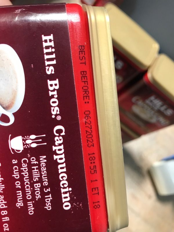 Photo 1 of Hills Bros Cappuccino, English Toffee, 16 Ounce