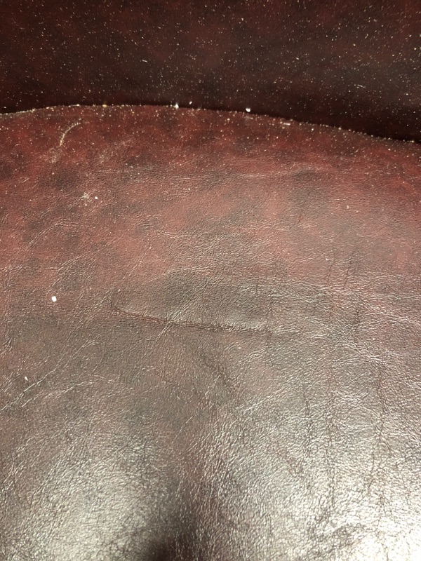 Photo 5 of Used / open hardware *** KATDANS Counter Height Stools-24 Inch Bar Chair PU Leather, Bar Stools Set of 2 with Back and Arms-Kitchen Stools for Kitchen, Living Room, Pub, Bistro, Dark Brown, KS210303DB