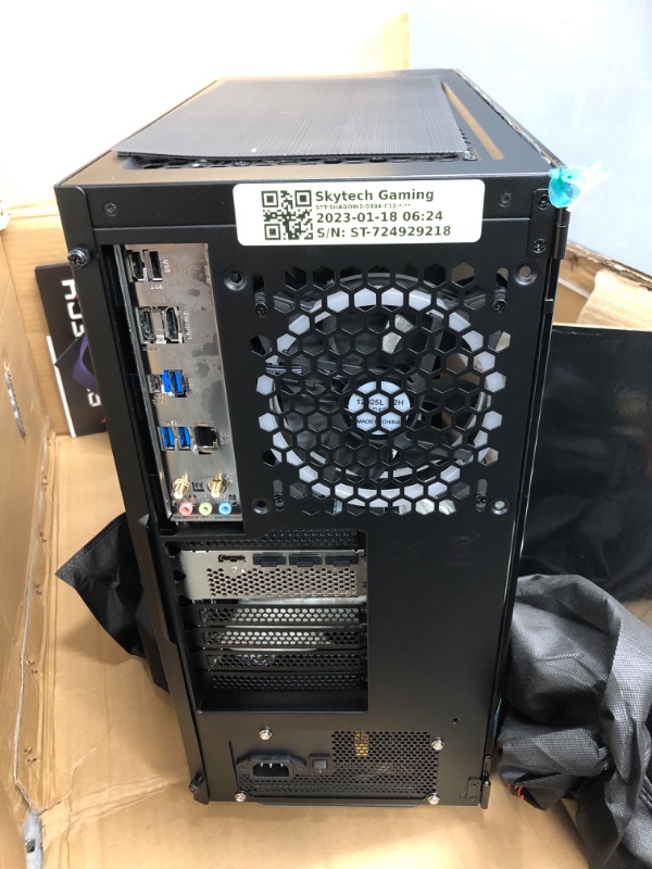 Photo 6 of Used *** Skytech Shadow Gaming PC Desktop INTEL Core i5 10400F 2.9 GHz, RTX 3050, 1TB NVME SSD, 8G DDR4 3200, 600W GOLD PSU, AC Wi-Fi, Windows 10 Home 64-bit