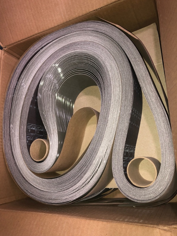 Photo 2 of (SEE NOTES) 3 Pc Abrasive 3M Sanding Belt for Stainless Steel Sander Polisher P800-2500 Metal Aluminum Sanding polishing Belts,P2000,2500,760x40mm