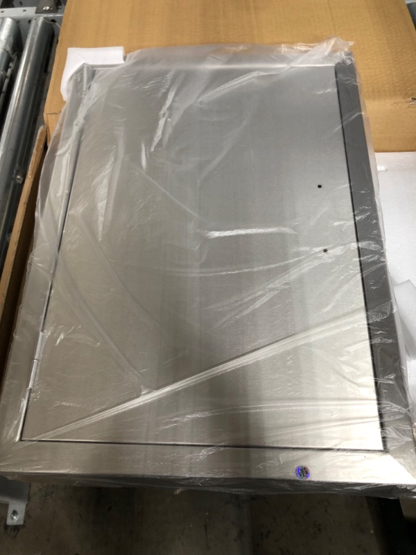 Photo 1 of *** NEW *** CO-Z Outdoor Kitchen Doors, 17"W x 24"H Weatherproof 304 Stainless Steel Built in Single Access Doors for Outside Kitchen Commercial Grilling BBQ Island Barbeque Station Storage Cabinet Door 17" x 24"