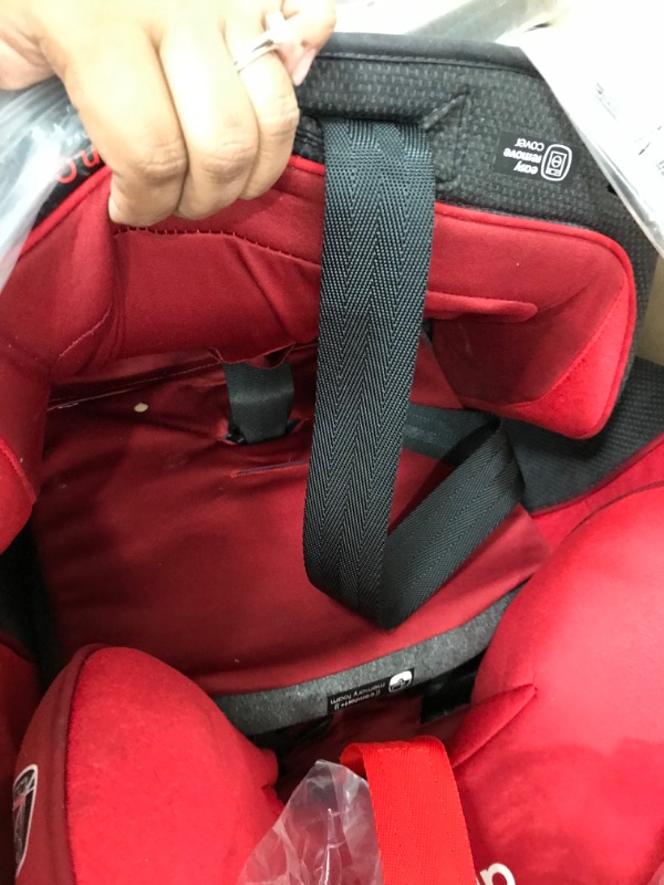 Photo 2 of Diono Radian 3QXT 4-in-1 Rear and Forward Facing Convertible Car Seat, Safe Plus Engineering, 4 Stage Infant Protection, 10 Years 1 Car Seat, Slim Fit 3 Across, Red Cherry Red Cherry QXT