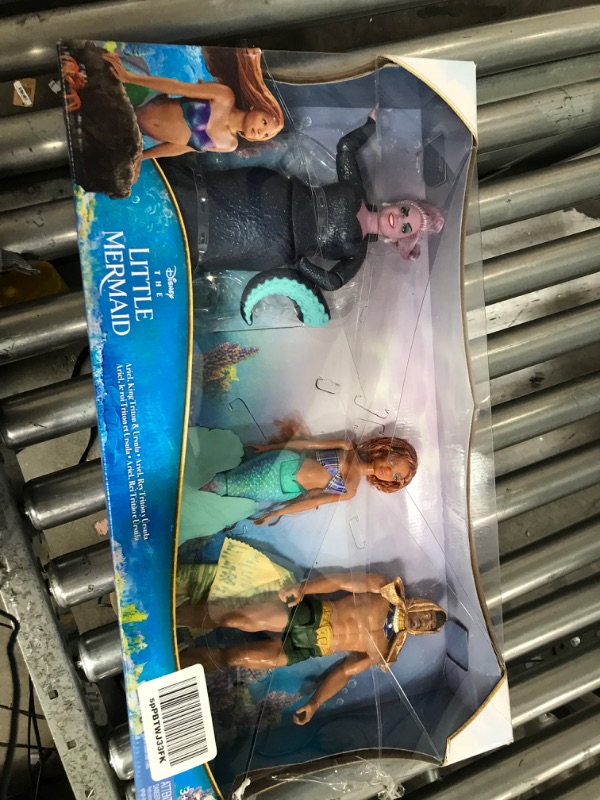 Photo 2 of Disney the Little Mermaid Ariel, King Triton & Ursula Dolls, Set of 3 Fashion Dolls in Signature Outfits, Toys Inspired by the Movie
