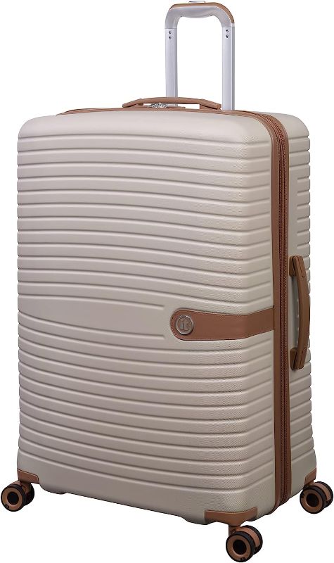 Photo 1 of **SEE NOTES**
it luggage Encompass 28" Hardside Checked 8 Wheel Expandable Spinner, Cream
