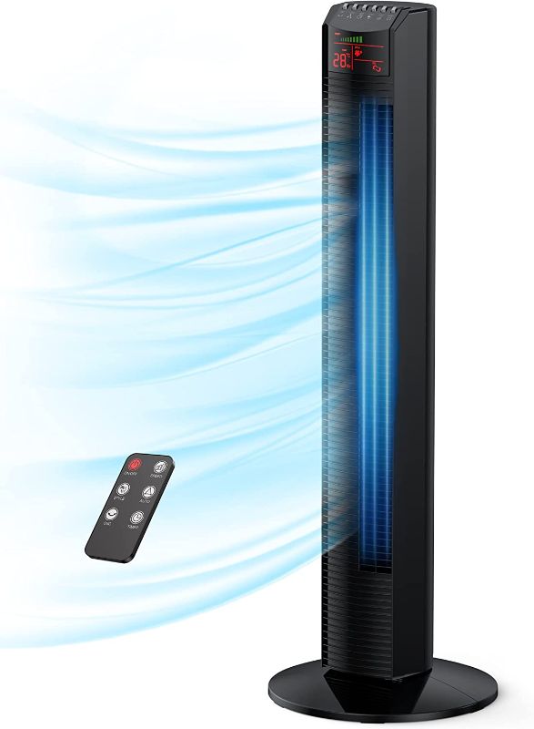 Photo 1 of *POWERS ON* Tower Fan, 36”Oscillating Bladeless Fans with Remote, Quiet Cooling, 3 Modes, Multiple Speed Settings,12H Timer, LED Display with Auto Off,Black Portable Floor Fan for Bedroom Living Rooms Office
Visit the Orgtoy Store