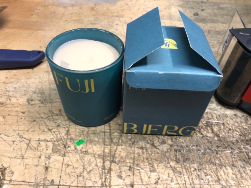 Photo 1 of Bjerg Candles - Premium and Contemporary Scented Soy Wax Candle 8.11 oz (Bjerg Fuji - Sea Breeze)