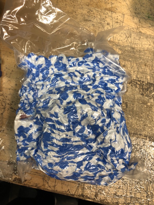 Photo 1 of RinseClean Spin Mop Replacement Head - DTOPNIOR Spin Mop Refills Microfiber Mop Compatible with EasyWring RinseClean Dual System with 1 Mop Base (for RinseClean 2 Tanks System, 6 Mop & 1 Base, Blue) Blue?for Rinseclean 2 Tanks System 6 Mop & 1 Base