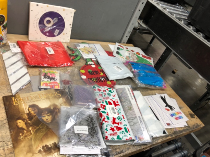 Photo 1 of 24 assorted art,craft, and holiday decoration bundle