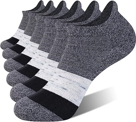 Photo 1 of CelerSport 6 Pack Women's Ankle Running Socks Low Cut Athletic Sports Socks SMALLS

