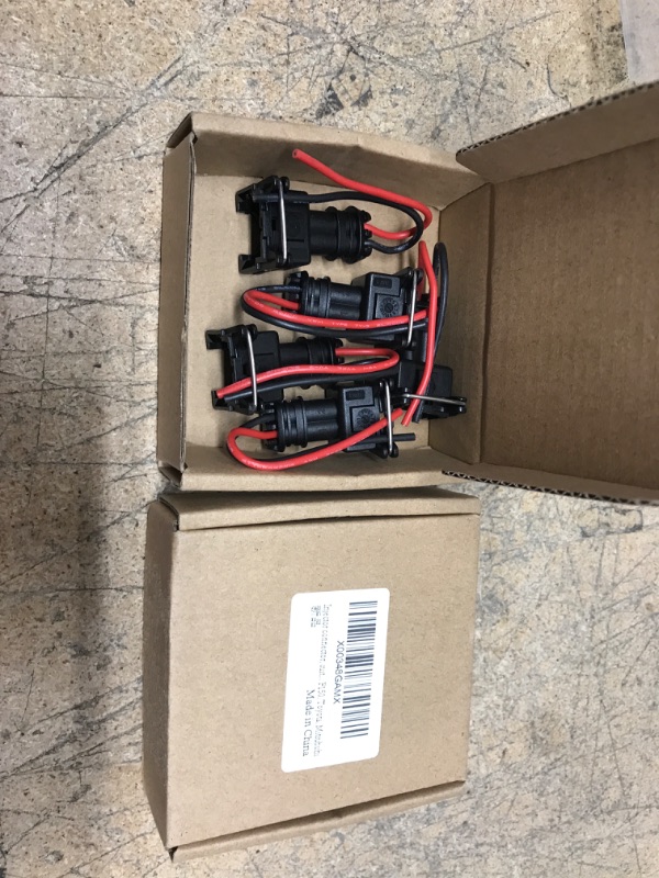 Photo 2 of Injector connector, suitable for any RC, Bosch EV1 OBD1 injector, replacement models compatible with Volvo, BMW, Honda, Ford F150, Toyota, Mitsubishi--- 2 ITEMS 