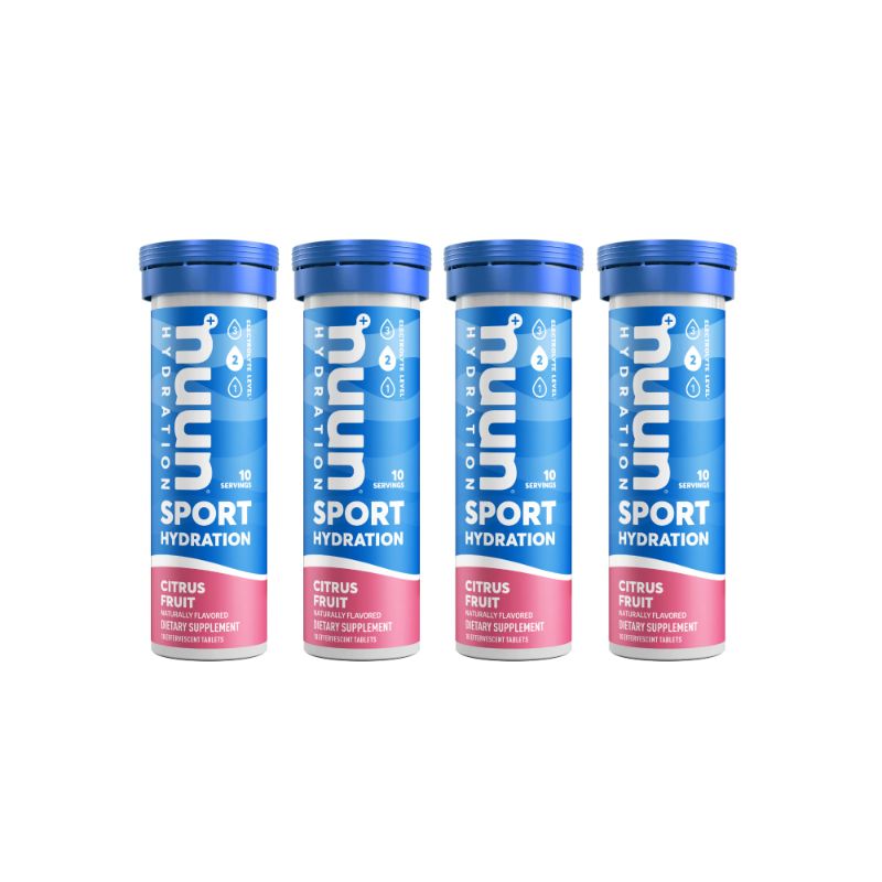 Photo 1 of *EXPIRE 08/24** Nuun Sport: Electrolyte Drink Tablets, Citrus Fruit,10 Count (Pack of 4)