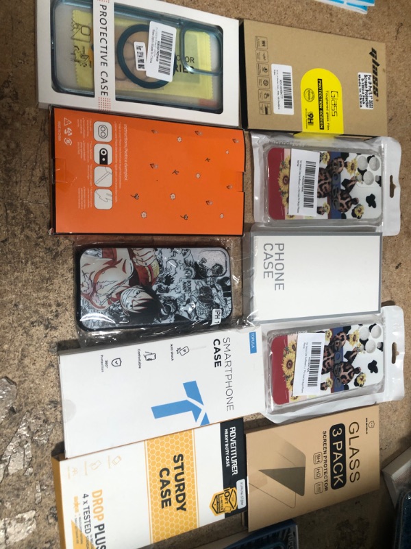 Photo 1 of MISCELLANEOUS BUNDLE OF ASSORTED PHONE CASES 12 ITEMS