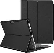 Photo 1 of Bige for Surface Pro 8 Tablet Case,PU Leather Folio 2-Folding Stand Cover for Microsoft Surface Pro 8 13inch Tablet (Not fit Surface Pro 7 Tablet),Black Pro 8 13 inch Black