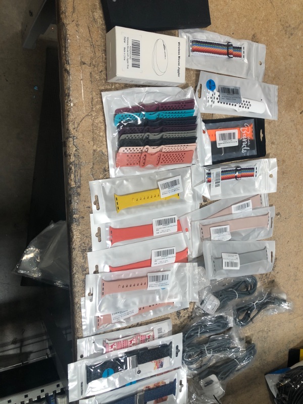 Photo 1 of MISCELLANEOUS BUNDLE OF ASSORTED WATCH BAND AND CABLES