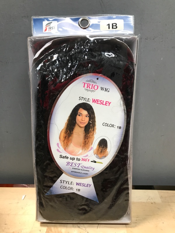 Photo 2 of Trio Hair Extensions Real Human Hair, Extension Clips, Ponytail Extension, & Buns Hair Piece, Hair Wig, Premium Human Hair Quality, Wesley, Color: 1B