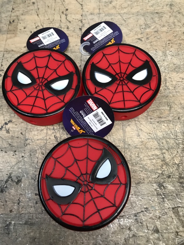 Photo 2 of BUNDLE OF 3 - Marvel Comics for Pets Vinyl Spider-Man Dog Toy | Small Squeaky Dog Toy Spiderman Logo | Spiderman Toys for Pets, Marvel Comics Collection Squeaky Dog Toys Small Dog Toy, 4 Inch