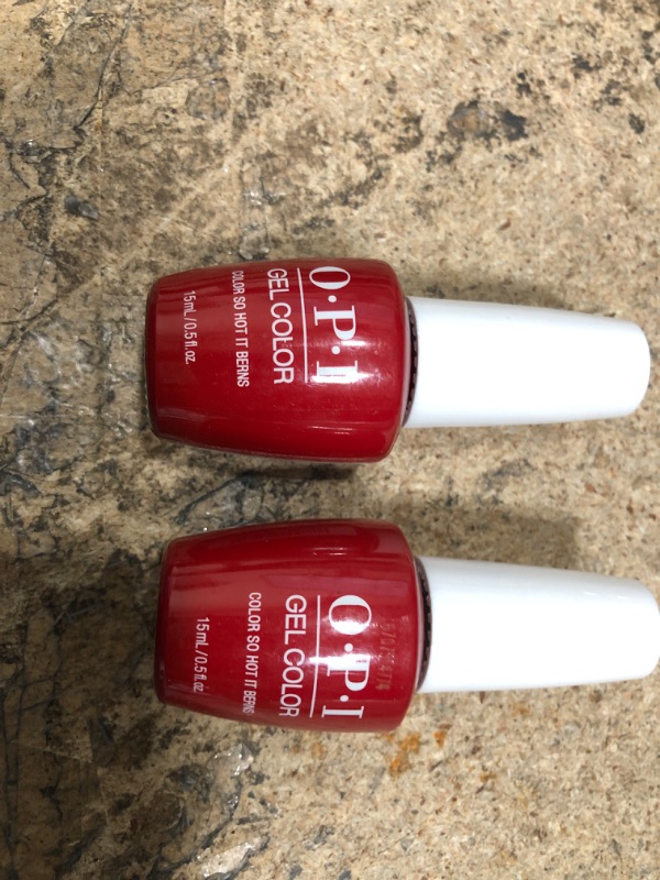 Photo 2 of 2 ITEMS OPI GelColor Nail Polish Color So Hot It Berns BUNDLE