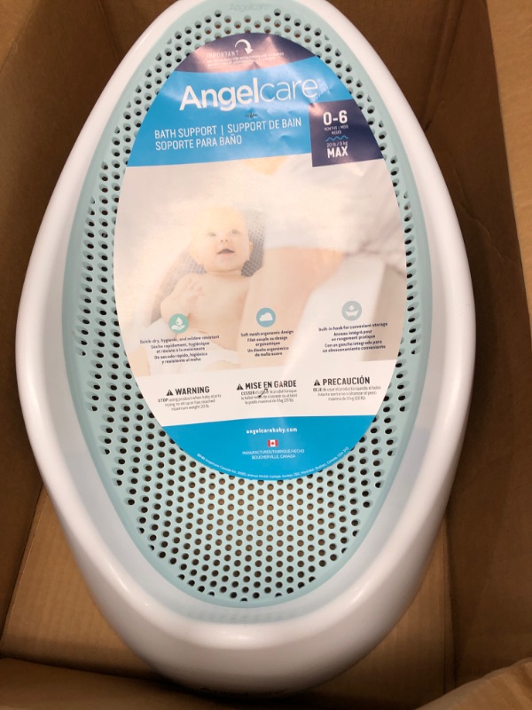 Photo 2 of Angelcare Baby Bath Support, Blue