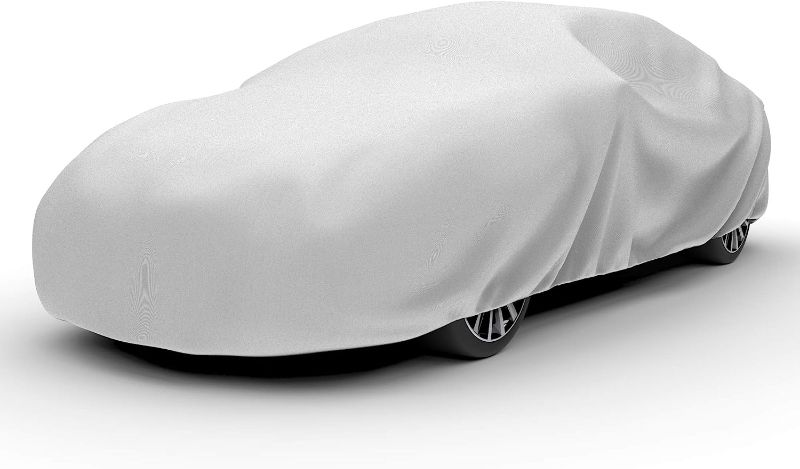 Photo 1 of 
Size 4****Budge Lite Car Cover Dirtproof, Scratch Resistant, Breathable, Dustproof, Car Cover Fits Sedans up to 228", Gray
Size:Size 4: Fits Sedans up to 19'