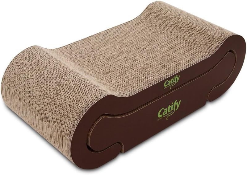 Photo 1 of 
Photo is For Reference ONly***Best Pet Supplies Corrugated Cardboard Cat Scratcher Refill Pads, Lounger, and Fun Interactive Scratching Boards, Claw Safe, Durable, Natural Recycled...
Color:Lounger I