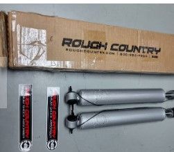 Photo 1 of 
1 Pair--Rough Country Rear Shock Absorber Silver Stainless Steel 0-3" Rc66074