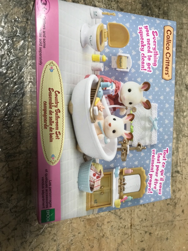 Photo 2 of Calico Critters Country Bunny Bathroom Set Country Bathroom Set