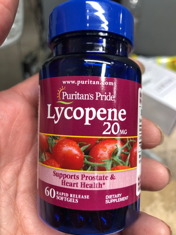 Photo 2 of best by 06/2025****Puritan's Pride Lycopene Softgel 20 Mg, Promotes Prostate and Heart Health, 60 Count
