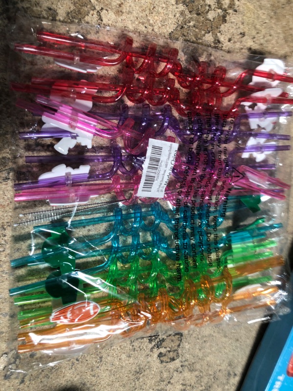 Photo 2 of 24 Football Theme Reusable Drinking Straws 6 Designs Perfect for Rugby Theme Birthday Party Supplies Party Favors with 2 Cleaning Brushes