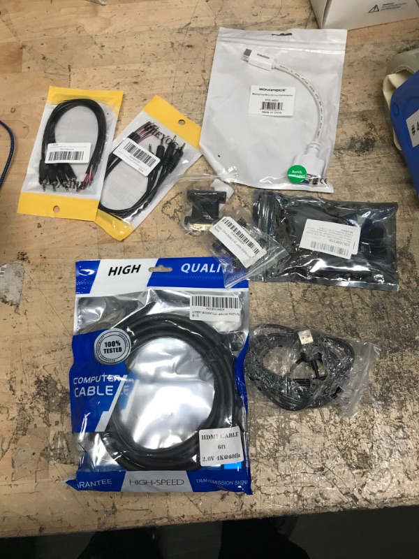 Photo 1 of Miscellaneous cables /charger 8 item bundle  