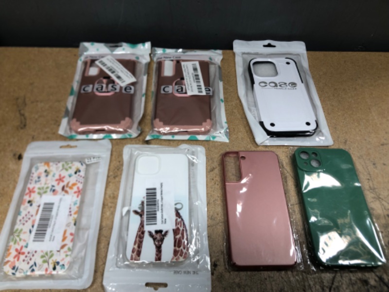 Photo 1 of 7 BUNDLED ITEMS - Assortment of phone cases for iPhone and Galaxy S22 Plus 