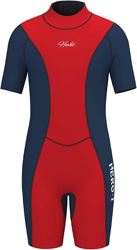 Photo 1 of Hevto Wetsuits Kids and Youth Full Shorty Wet Suit 3/2mm Neoprene Surfing Swimming Diving Keep Warm for Water Sports