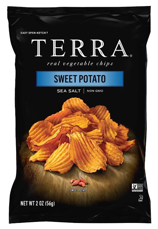 Photo 2 of 
Terra Vegetable Chips, Sweet Potato with Sea Salt, 2 oz. (Pack of 8)