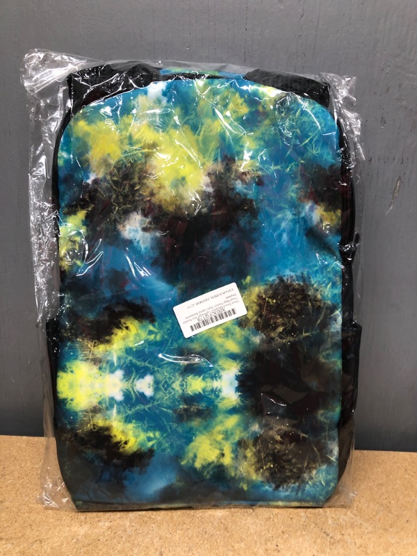 Photo 1 of Acidic Realm Adventure Festival Backpack, Galaxy Space Backpack with Laptop Compartment