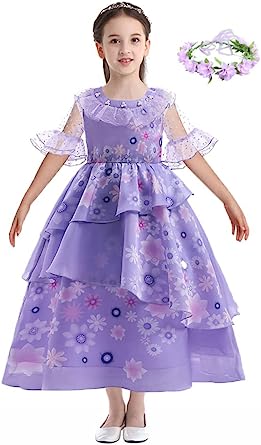 Photo 1 of ENCANTO COSTUME DRESS PURPLE 110CM 4-5T