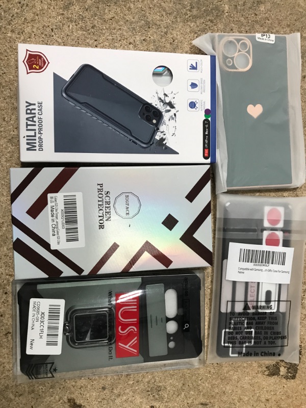 Photo 1 of 10 ASORTED ITEMS IPHONE CASES AND ANDROID PLUS SCREEN PROTECTOR 