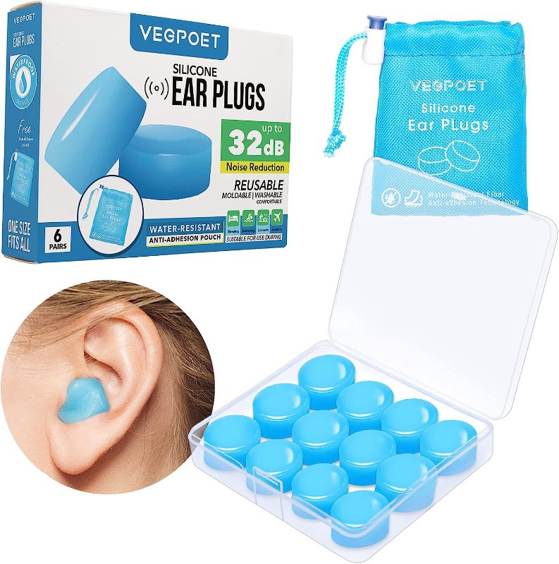 Photo 1 of *BUNDLE OF 4 ITEMS*
2 in 1 Anti Snoring&Air Purifier-Comfortable Sleep to Prevent snoring air Purifying Respirator (PACK OF 3)

Ear Plugs for Sleeping - Vegpoet Reusable Moldable Silicone Earplugs Noise Cancelling Reduction for Concerts, Swimming, Shootin