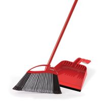 Photo 1 of *** USED *** ** DUST PAN IS BROKEN ** O-Cedar Pet Pro 13.5 in. W Soft Plastic Broom with Dustpan