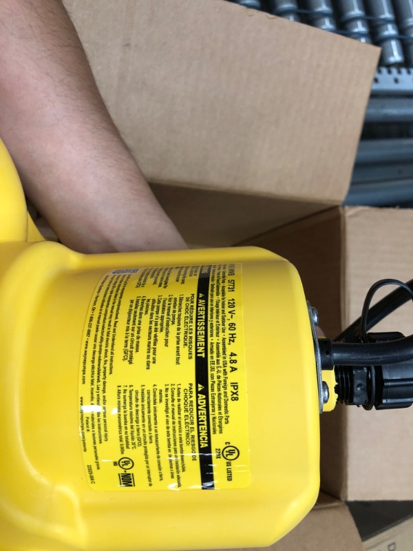 Photo 1 of 0.16 hp. WaterBUG Submersible Utility Pump with Multi-Flo Technology