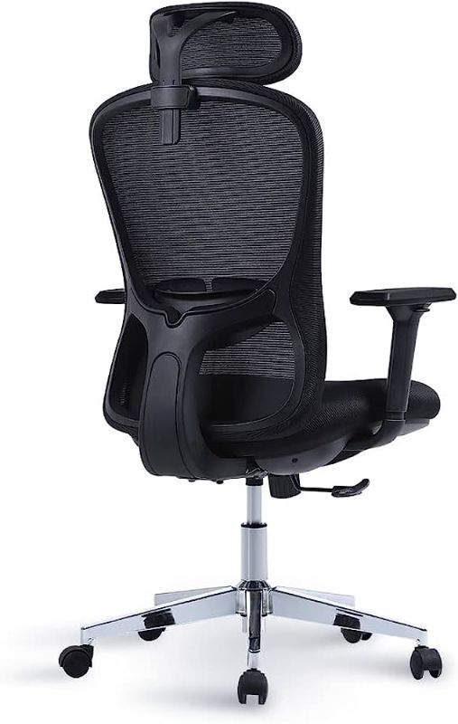 Photo 1 of KARXAS Ergonomic Office Chair High Back Desk Chair with Adjustable Lumbar Support, Headrest & Armrest, Swivel Computer Task Chair (Black)
