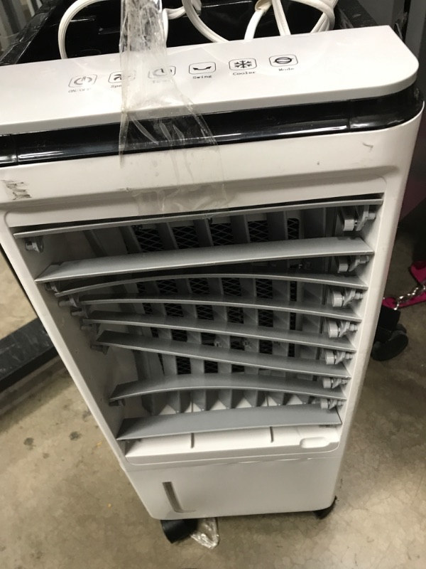 Photo 1 of Evaporative Air Cooler, fancole 3-in-1 Portable Air Conditioner, 4 Ice Packs Room Cooler