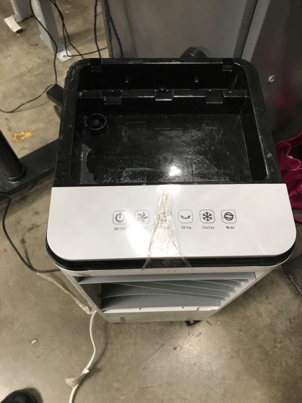 Photo 1 of Evaporative Air Cooler, fancole 3-in-1 Portable Air Conditioner, 4 Ice Packs Room Cooler