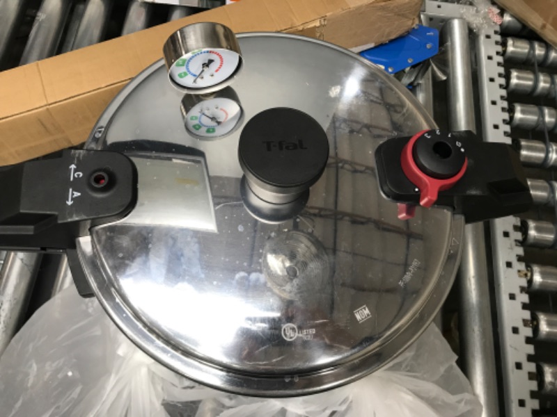 Photo 2 of **USED**
T-fal Pressure Cooker 22 Quart Pressure Canner with Pressure Control 3 PSI Settings, Cookware, Pots and Pans Silver