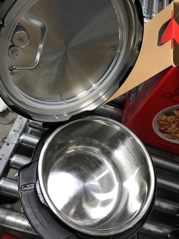 Photo 1 of **USED**
Instant Pot Duo 7-in-1 Electric Pressure Cooker, Slow Cooker, Rice Cooker, Steamer, Sauté, Yogurt Maker, Warmer & Sterilizer, Includes App With Over 800 Recipes, Stainless Steel, 6 Quart 6QT Duo Pressure Cooker