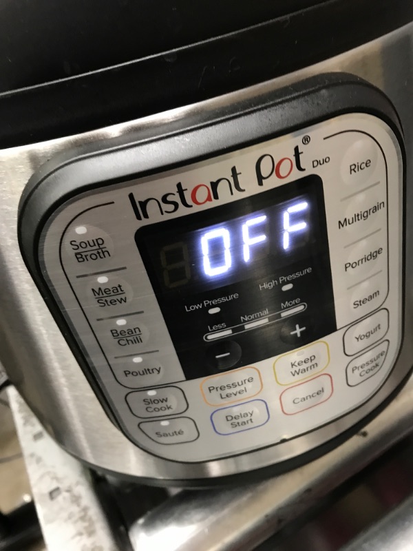 Photo 1 of **USED**
Instant Pot Duo 7-in-1 Electric Pressure Cooker, Slow Cooker, Rice Cooker, Steamer, Sauté, Yogurt Maker, Warmer & Sterilizer, Includes App With Over 800 Recipes, Stainless Steel, 6 Quart 6QT Duo Pressure Cooker