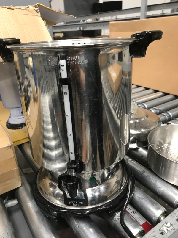 Photo 7 of **USED**
Hamilton Beach Commercial Stainless Steel Coffee Urn, 60 Cup Capacity D50065