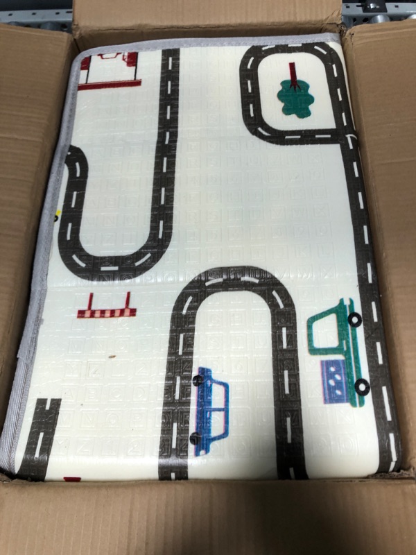 Photo 1 of Baby Playpen with Mat, Large Baby Playard for Toddler, BPA-Free, Non-Toxic, Safe No Gaps Play Yard for Babies, Indoor & Outdoor Kids Activity Center 47"x47"x26.5" with 0.4" Foldable Playmat